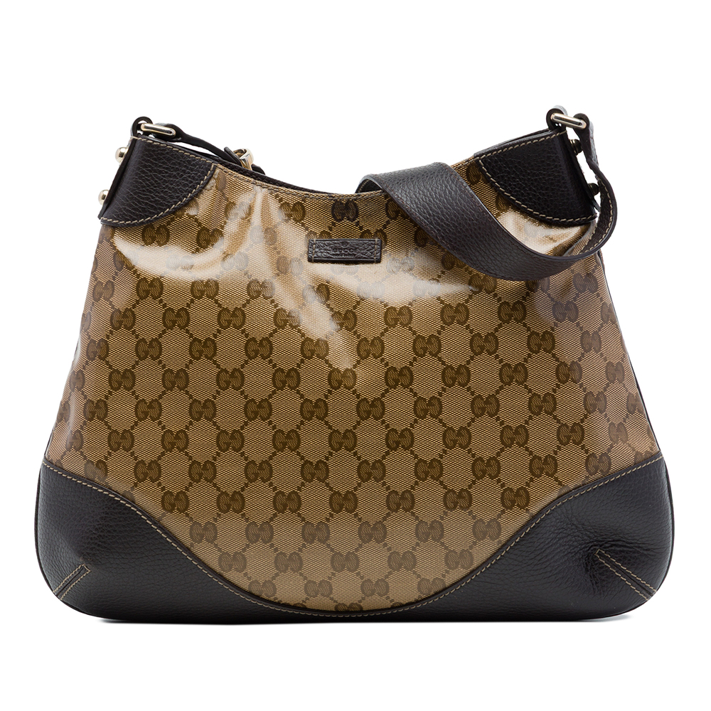 Pre-Loved Gucci GG Crystal Hobo